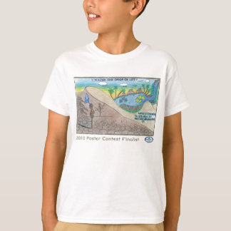 Camiseta Competencia del poster de la conciencia del agua