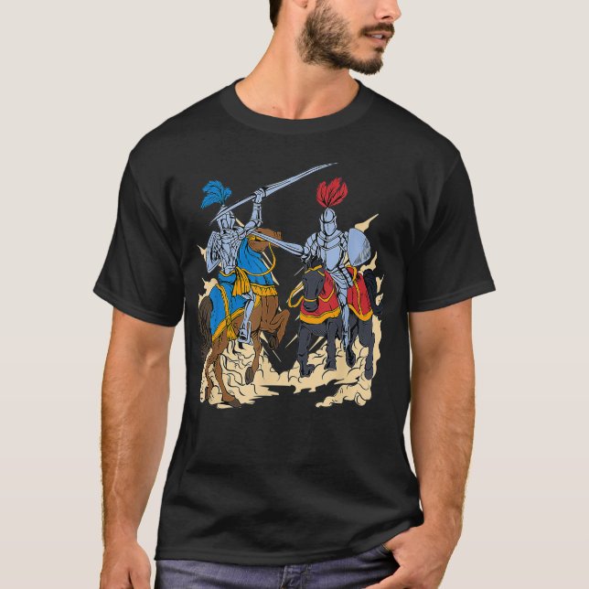 Camiseta Competencia mediana en caballos de caza1 (Anverso)
