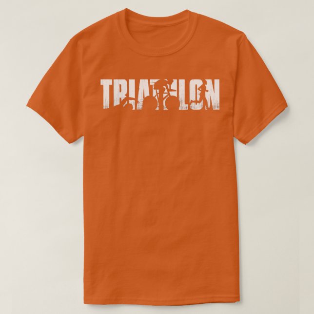 Camiseta Competencia Triatlón de Triatletas (Diseño del anverso)