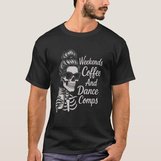 Camiseta Competiciones de Baile de Café de Fin de Semana Mu (Anverso)
