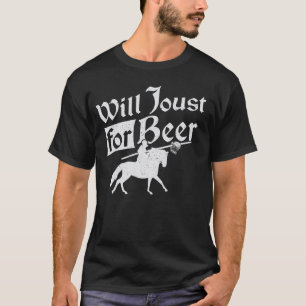 Camiseta Competirá en justas por cerveza - amante de feria
