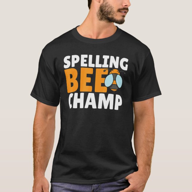 Camiseta Competitive Spelling Contest Word Nerd Spelling Be (Anverso)