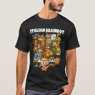 Camiseta Compilación de memes de Italian Brainrot divertido