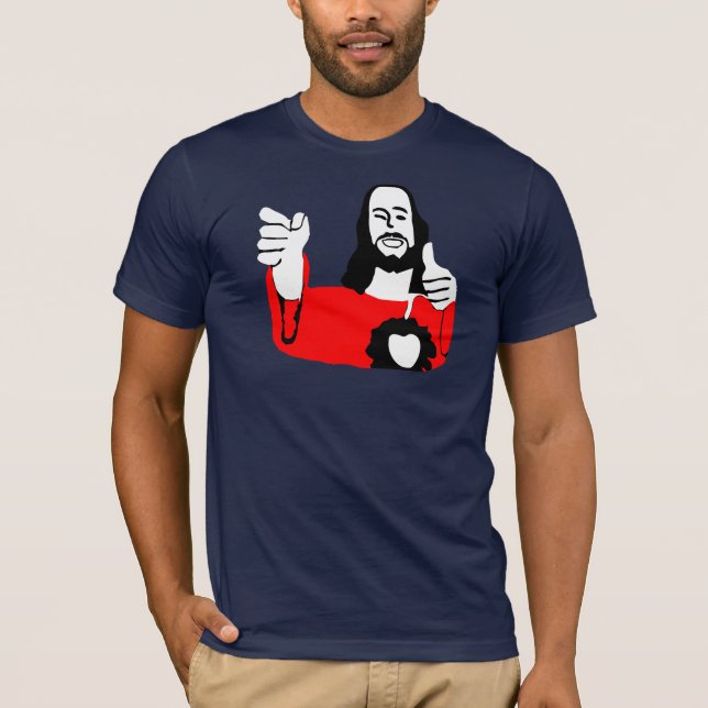 Camiseta Compinche Jesús, redondeado (Anverso)