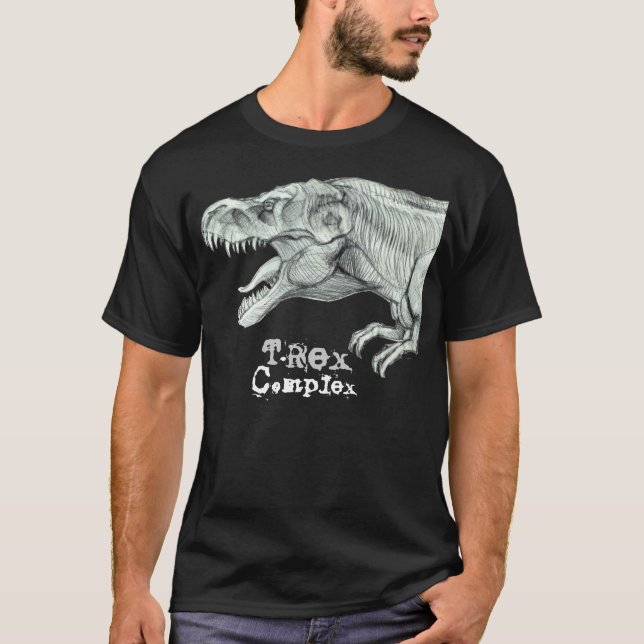 Camiseta compleja del Tyrannosaurus de T Rex (Anverso)