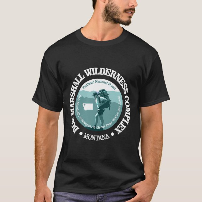 Camiseta Complejo Bob Marshall Wilderness Subida Divertida, (Anverso)