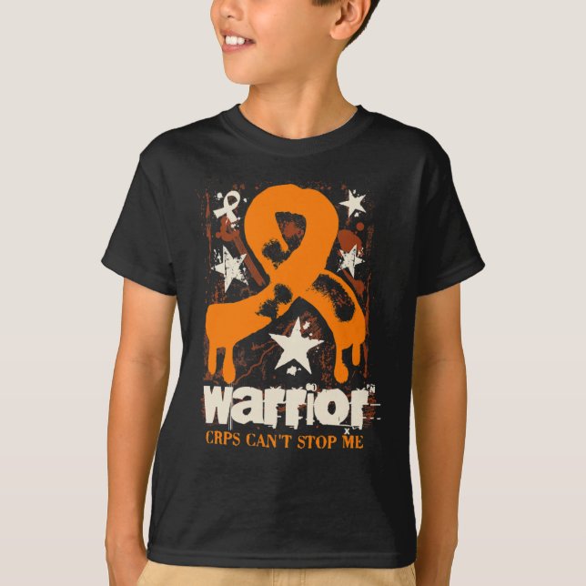 Camiseta Complejo de guerrero CRPS Awaren por síndrome de d (Anverso)