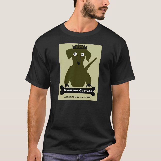 Camiseta "Complejo de Napoleon" diseñado por Zermeno (Anverso)