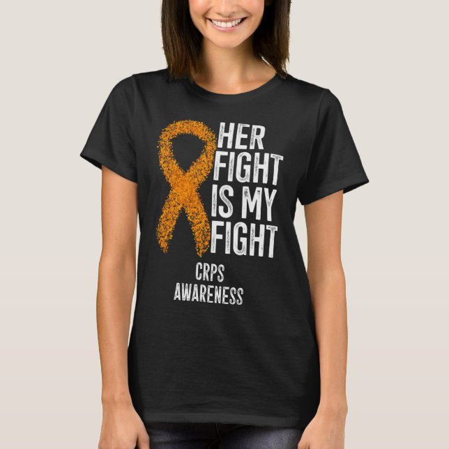 Camiseta Complejo Síndrome De Dolor Regional Su Lucha Es Mi (Anverso)