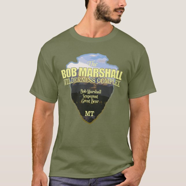 Camiseta Complejo Wilderness Bob Marshall (punta de flecha) (Anverso)