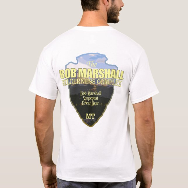 Camiseta Complejo Wilderness Bob Marshall (punta de flecha) (Reverso)