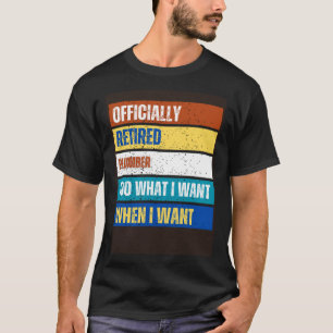 Camiseta Complemento retirado de retiro jubilado