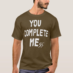 Camiseta Completa Mess Gracioso Para Los Hombres