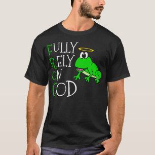 Camiseta Completamente Dependiendo De Dios Frog Iglesia Cri