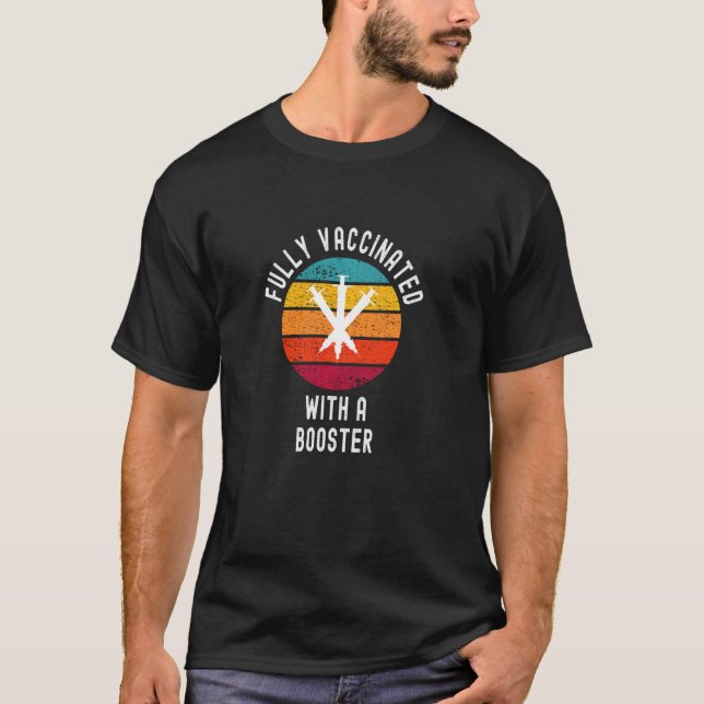 Camiseta Completamente Vacunado Con Un Guay 2 Gracioso De B (Anverso)