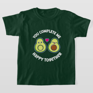 Camiseta Completarme Aguacate Feliz Juntos