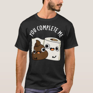 Camiseta Completarme Cuidado Papel de inodoro Pun