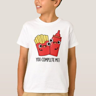 Camiseta Completarme Divertido Fries Ketchup Pun
