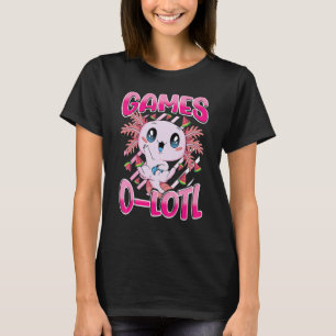 Camiseta Completo Axolotl Reproducción de videojuegos de co