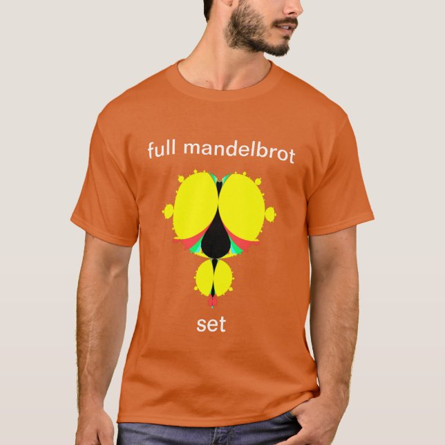 Camiseta Completo mandelbrot estilo de arte pop T-Shirt (Anverso)