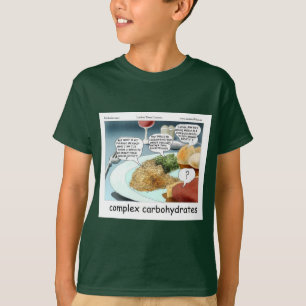 Camiseta Complex Carbs Funny Philosophy Foodie Comic
