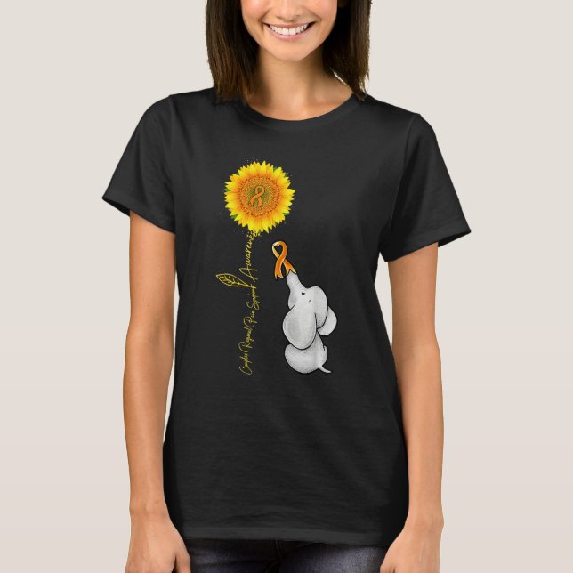 Camiseta Complex Regional Pain Syndrome Sunflower Baby Elep (Anverso)