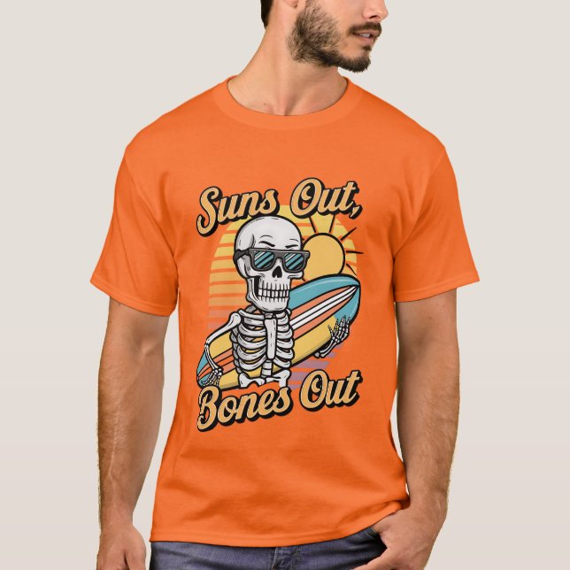 Camiseta Complicado de surf solar (Anverso)