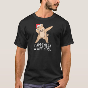 Camiseta Cómplice a Dabbing Dog Lover Cita La Felicidad A W