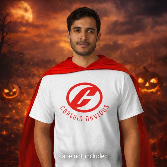 Camiseta Cómplice divertida Idea CAPITÁN OBVIO (Subido por el creador)