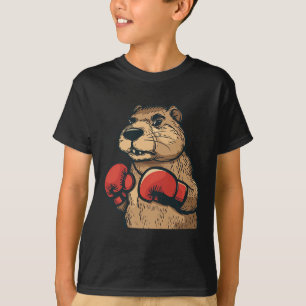 Camiseta Cómplice Gracioso Con Traje De Guantes De Boxeo Ro