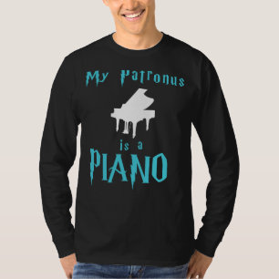 Camiseta Componer la magia encantada: Mi patrono es un pian