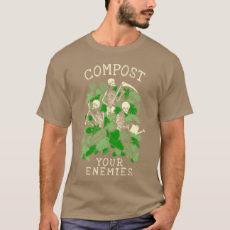 Camiseta Componga a Sus Enemigos Divertido Jardinería Gótic