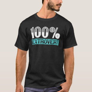 Camiseta Comportamiento compatible con caracteres Extrovert