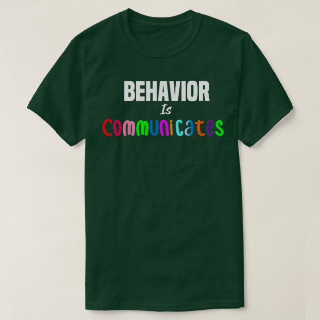 Camiseta Comportamiento Comunicación Neurodiversidad Es Her (Diseño del anverso)
