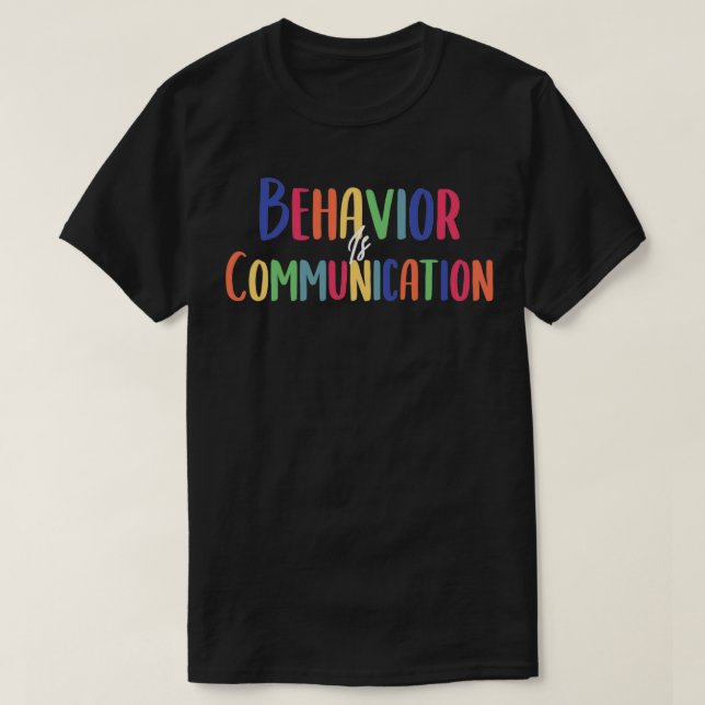 Camiseta Comportamiento Comunicación Neurodiversidad Es Her (Diseño del anverso)