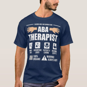 Camiseta Comportamiento de manejo terapéutico de ABA Autism