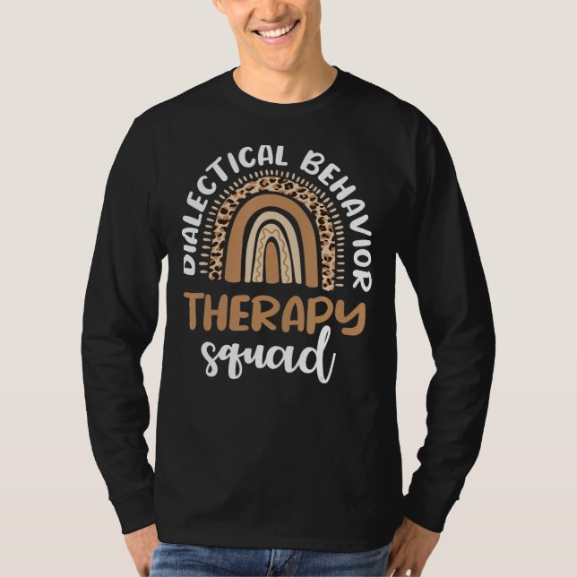 Camiseta Comportamiento dialéctico Terapia Terapia Cuadrada (Anverso)