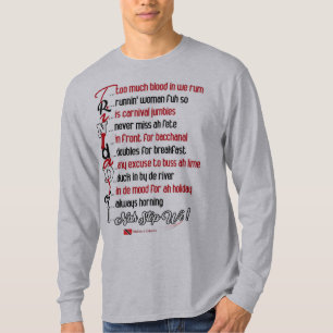 Camiseta Comportamiento divertido de Trinidad Trini Humor