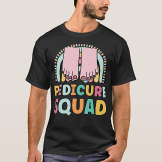 Camiseta Comportamiento Gracioso Del Escuadrón De Pedicura 