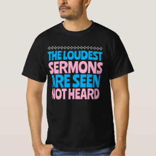 Camiseta Comportamiento moral vs sermón cristiano