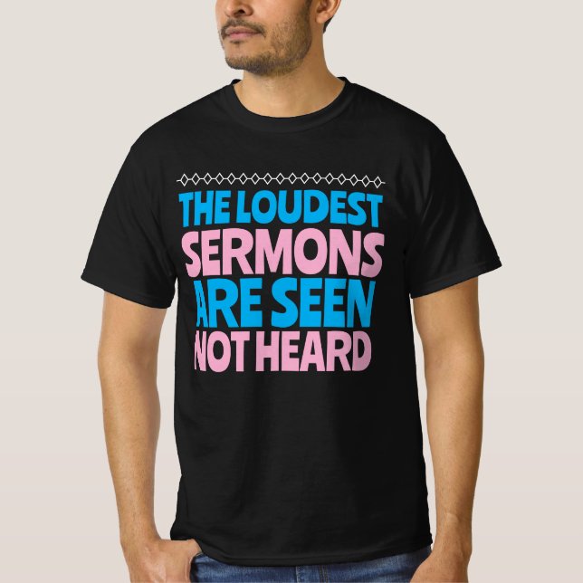 Camiseta Comportamiento moral vs sermón cristiano (Anverso)