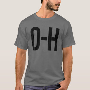 Camiseta Comportamiento O-H Parejas Ohio Deportes de fútbol