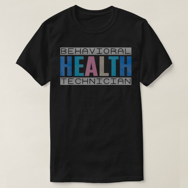 Camiseta Comportamiento registrado de un técnico de salud d (Diseño del anverso)