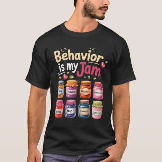 Camiseta Comportamiento retro es mi comportamiento terapéut