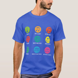 Camiseta Composers Classical Music Musical Notes