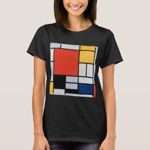 Camiseta Composición abstracta vintage de Piet Mondrian