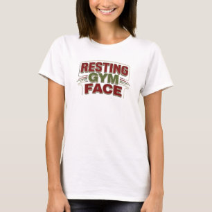 Camiseta Composición artística contemporánea de cara de gim