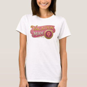 Camiseta Composición artística en rosa atrevido MODO DE VAC