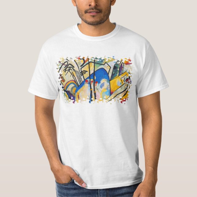 Camiseta Composición Cuatro de Wassily Kandinsky - Arte Abs (Anverso)