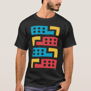 Camiseta Composición de abstracto geométrico colorido